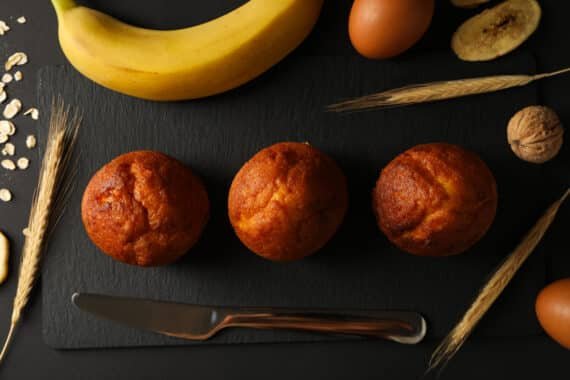 muffins μπανάνας