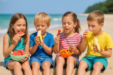 καλοκαιρινά υγιεινά σνακ για παιδιά