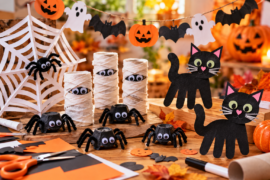 χειροτεχνίες για παιδιά για τo halloween